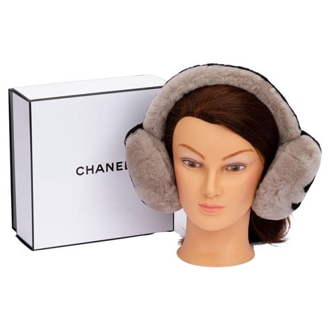 chanel chocolate brown|chanel brown hat with earmuffs.